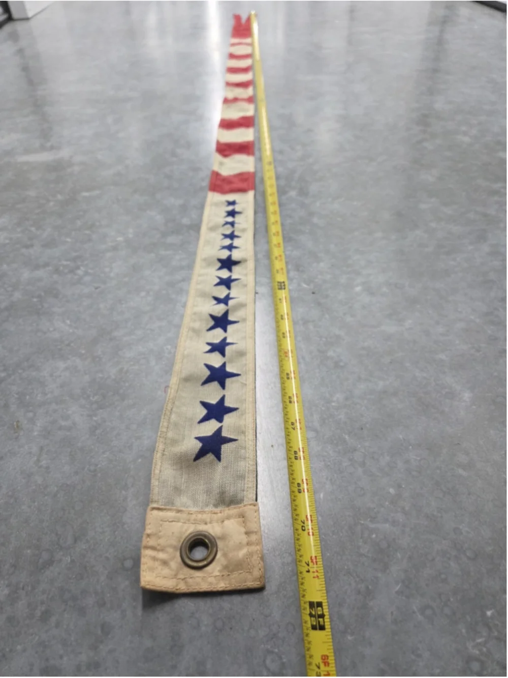 Rare Coast Guard Commissioning Pennant Size 6